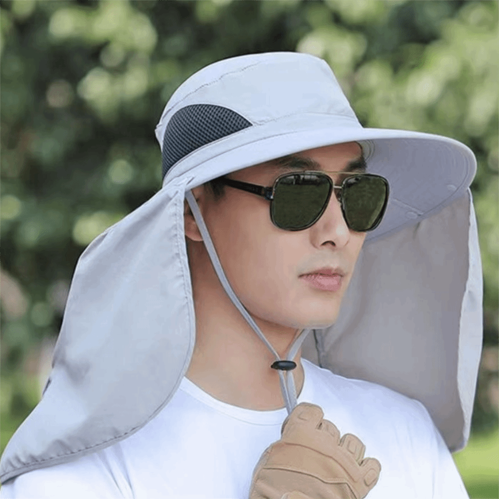 Visor Sun Hat - قبعة شمسية كاجوال للرجال والنساء، قماشية،