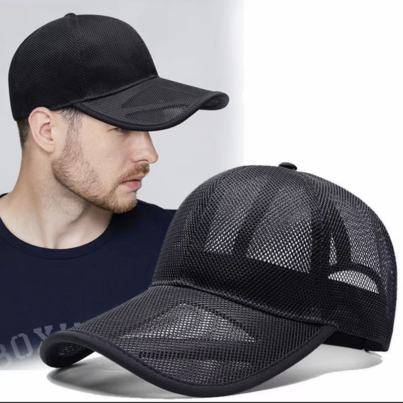 Baseball Cap Structured - قبعة بيسبول صيفية ذات حافة مجوفة