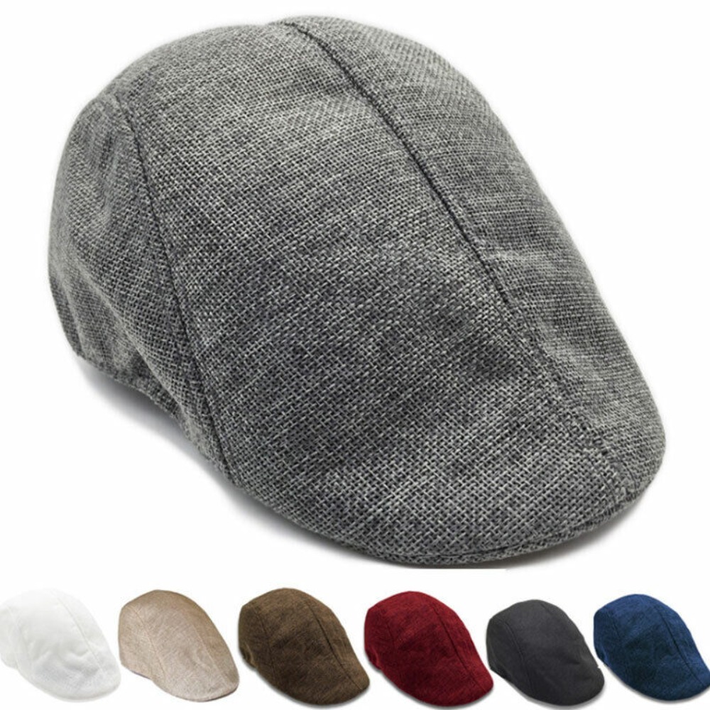 Dad Hat Cotton - قبعة Peaky Newsboy Golf Driving Hat