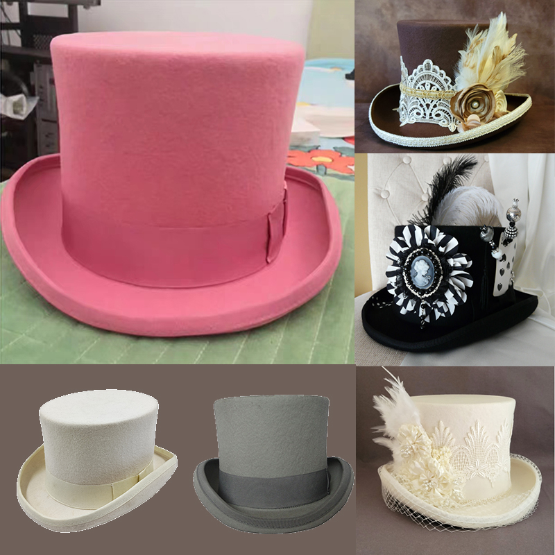 Fedora Hat Wool - جديد الرجال قبعة 100% الصوف فيدورا