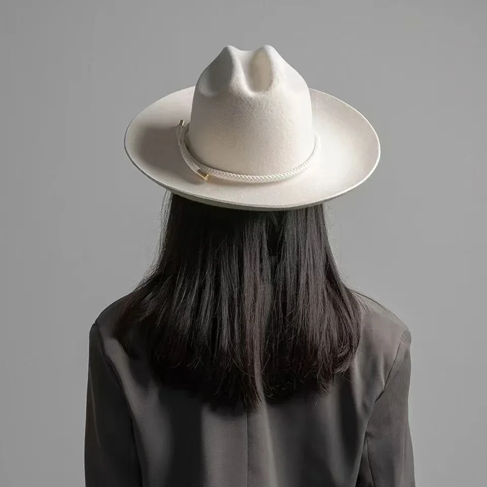 Fedora Hat Wool - قبعة شتوية أنيقة جديدة لعام 2025
