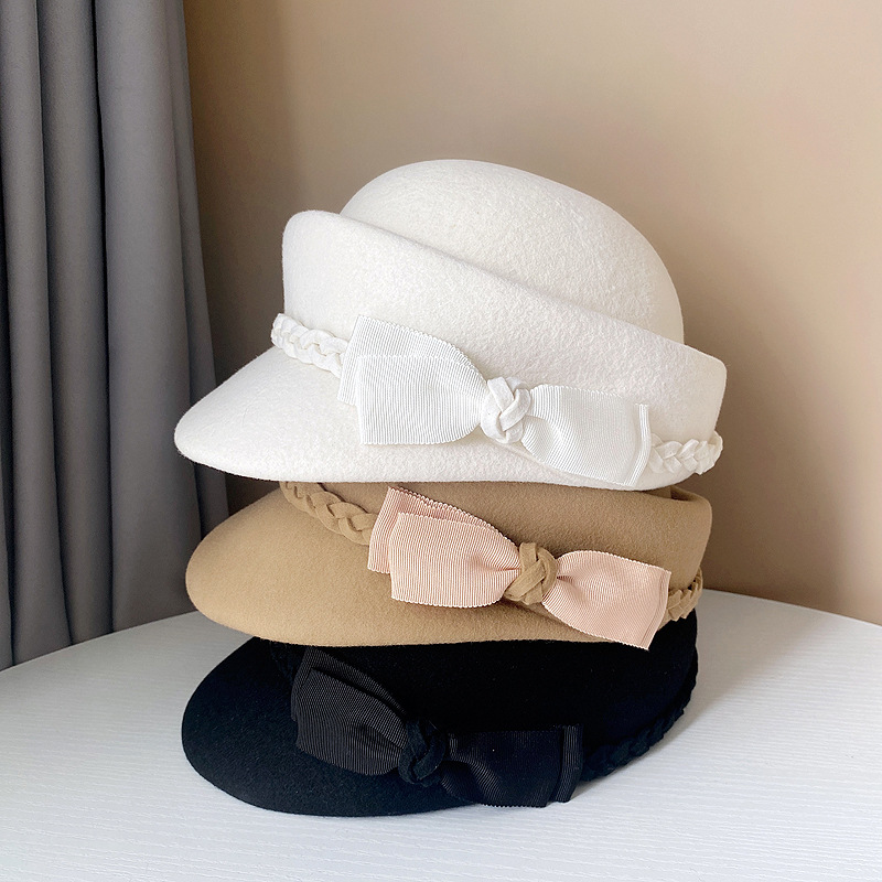 Beret French Wool - فستان فرنسي قبعة الشتاء قبعة خمر