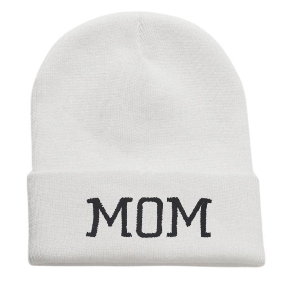 Beanie Cuffed Knit - قبعة بيني متطابقة للوالدين بتصميم بسيط،