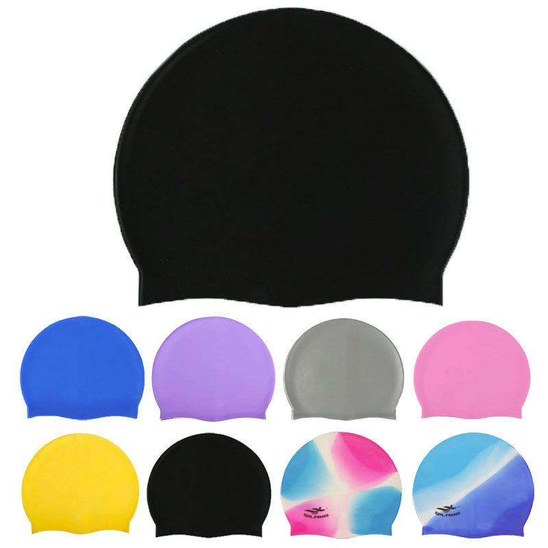 Swim Hat Silicone - قبعات سباحة سيليكون مقاومة للماء للرجال