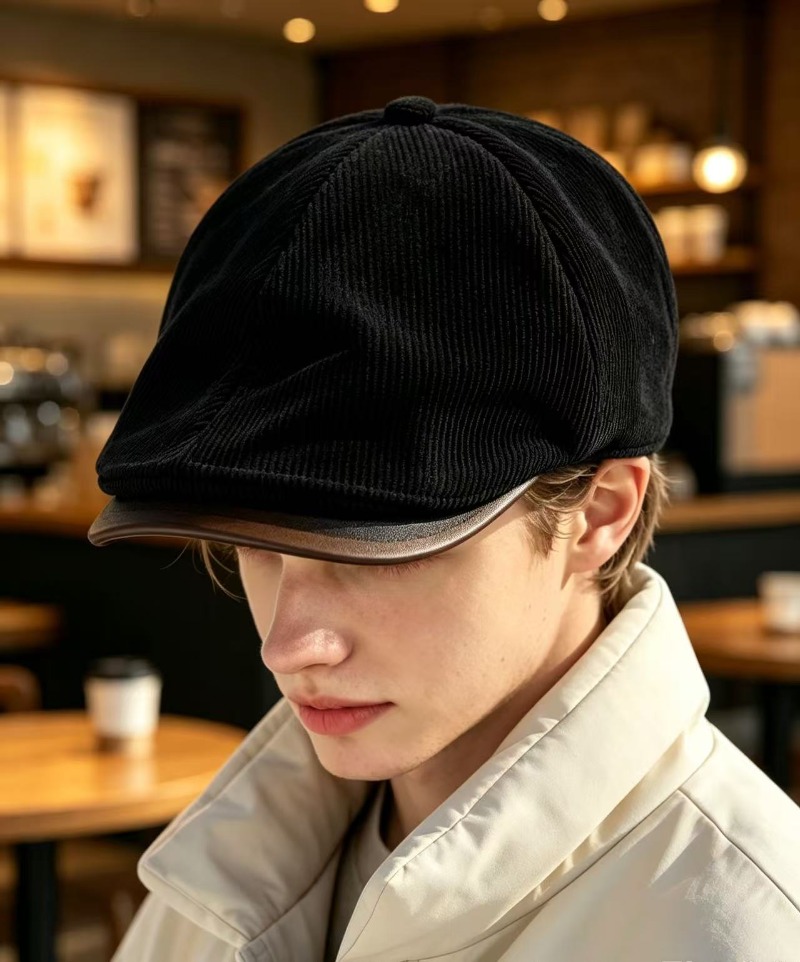 Newsboy Cap Ivy - قبعة رجالية كلاسيكية من قماش الكوردروي