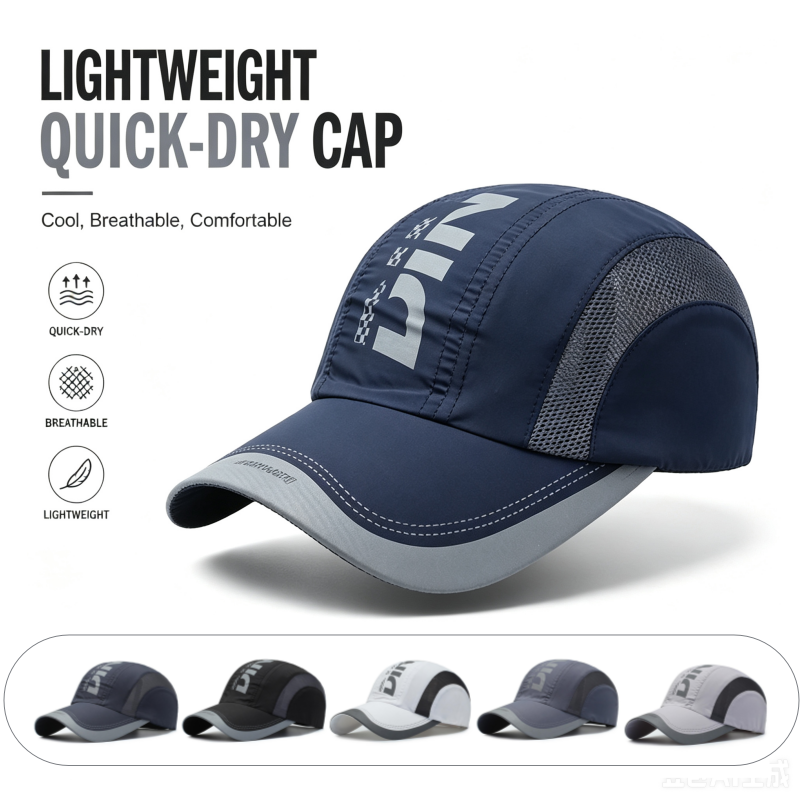 Running Cap Lightweight - قبعة رياضية سريعة الجفاف للرجال، خفيفة
