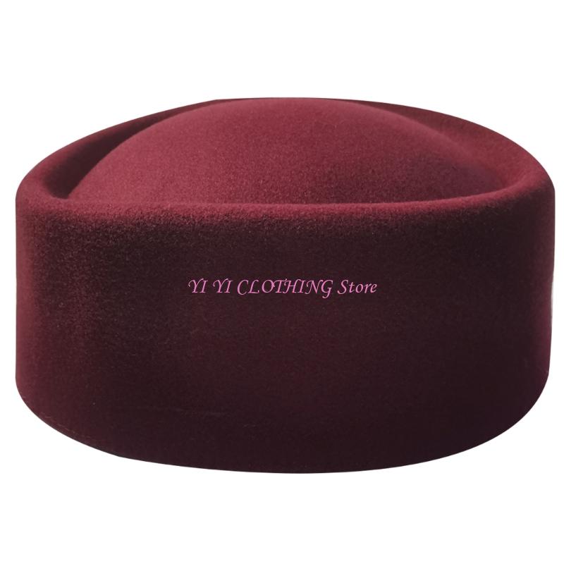 Fedora Hat Wool - قبعة Millinery Fedoras Top Hat Fascinator