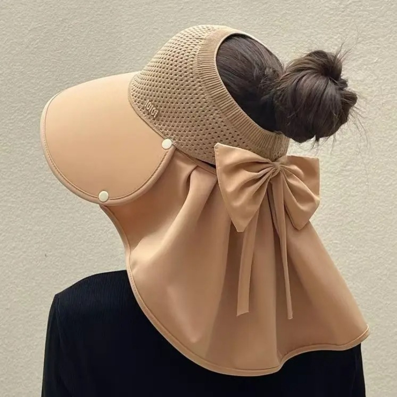 Sun Hat Wide Brim - قبعة صيفية نسائية واسعة الحواف للحماية