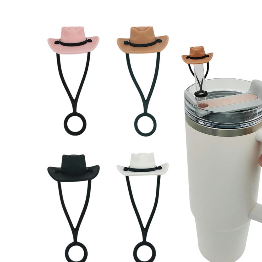 Cowboy Hat Straw - 1/4 قطعة محكم سيليكون قبعة رعاة