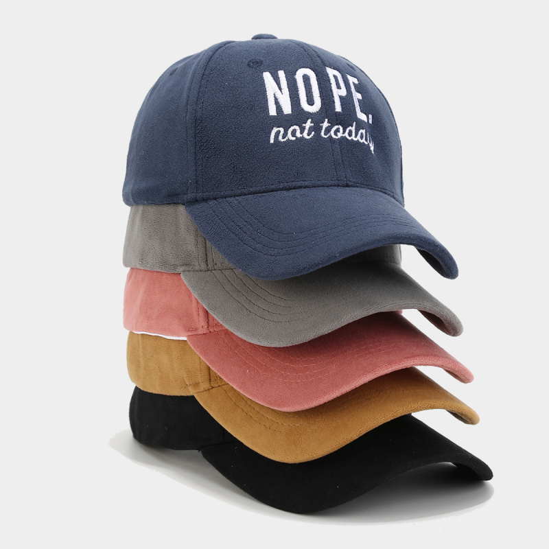 Dad Hat Cotton - قبعة بيسبول ناعمة مطرزة بعبارة 