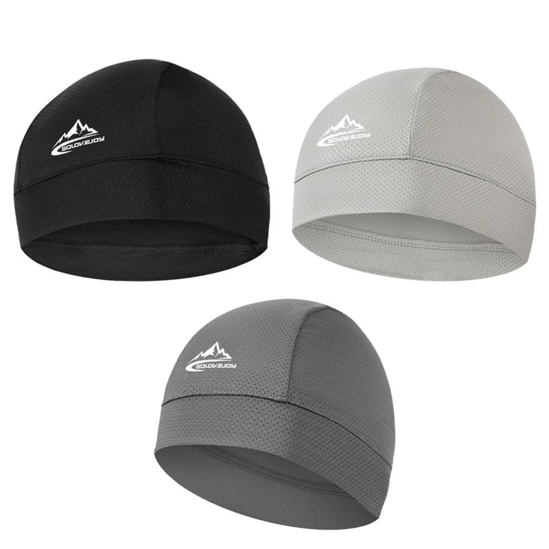 Skull Cap Helmet Liner - قبعة صيفية من الحرير الجليدي سريعة