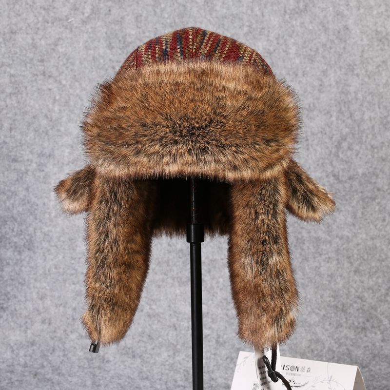 Trapper Hat Ear Flap - B-8433 رجل منفذها قبعة أرنب ريكس