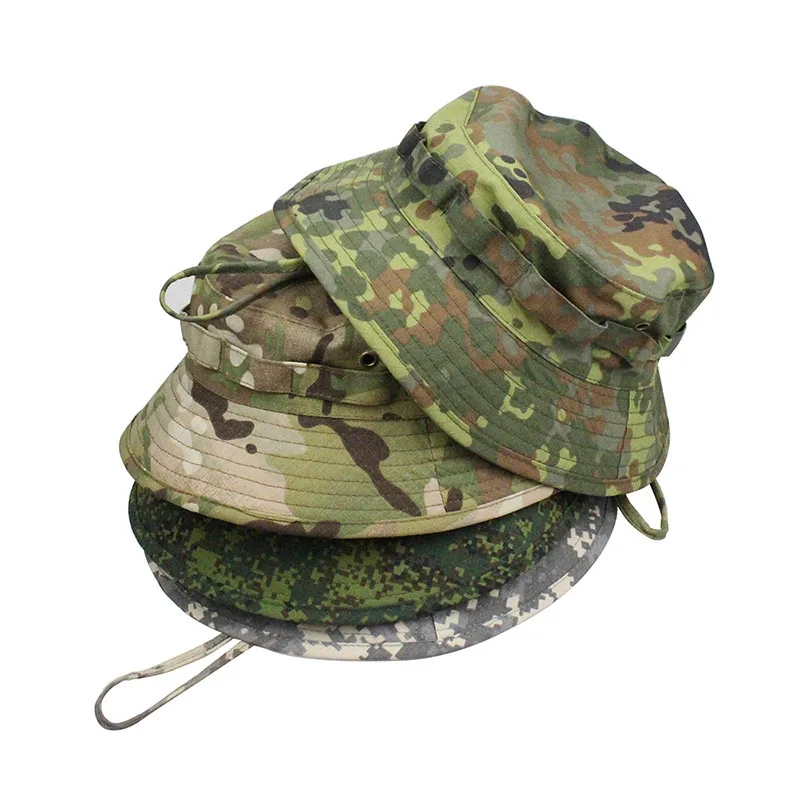 Boonie Hat Tactical - التمويه Boonie قبعة متعددة حدبة بنما