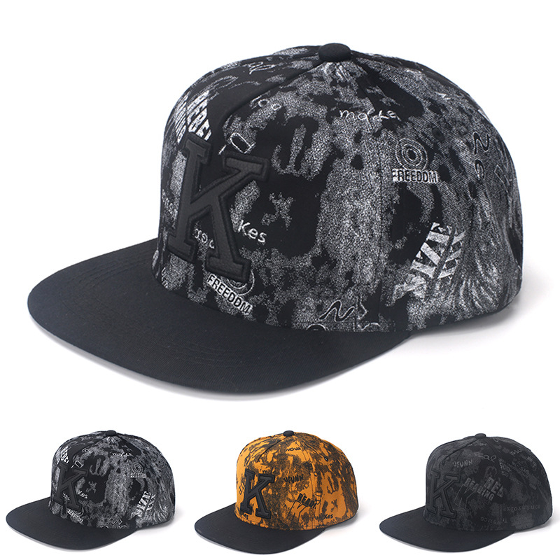 Snapback Hat Flat - K إلكتروني الهيب هوب قبعات البيسبول