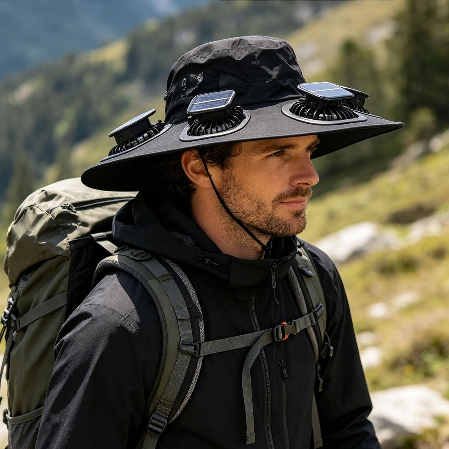 قبعة شمسية بـ 6 مراوح للرجال ل - مراجعة Visor Sun Hat وسعره