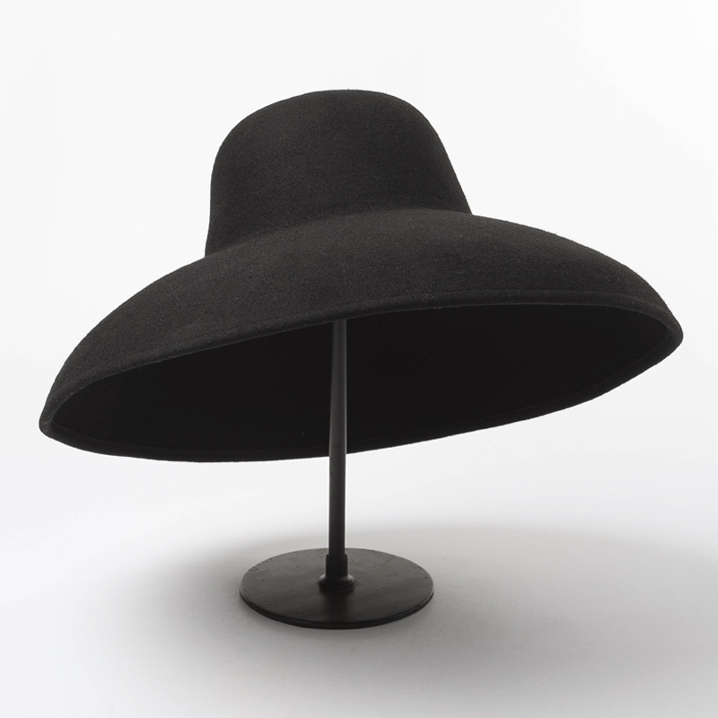 الكلاسيكية الكبيرة واسعة حافة  - مراجعة Fedora Hat Wool وسعره