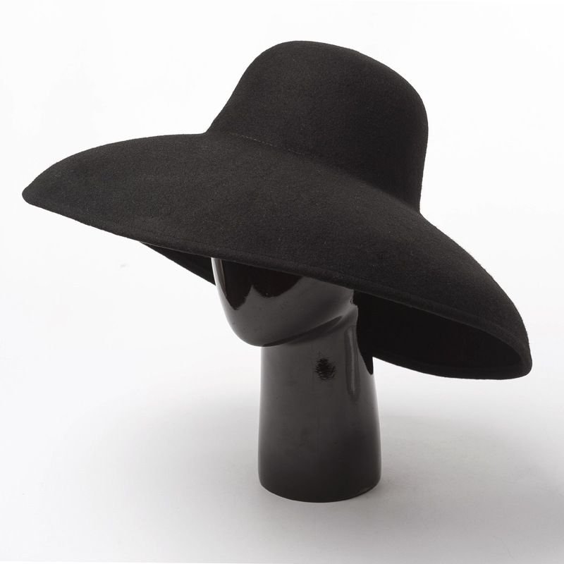 الكلاسيكية الكبيرة واسعة حافة  - مراجعة Fedora Hat Wool وسعره