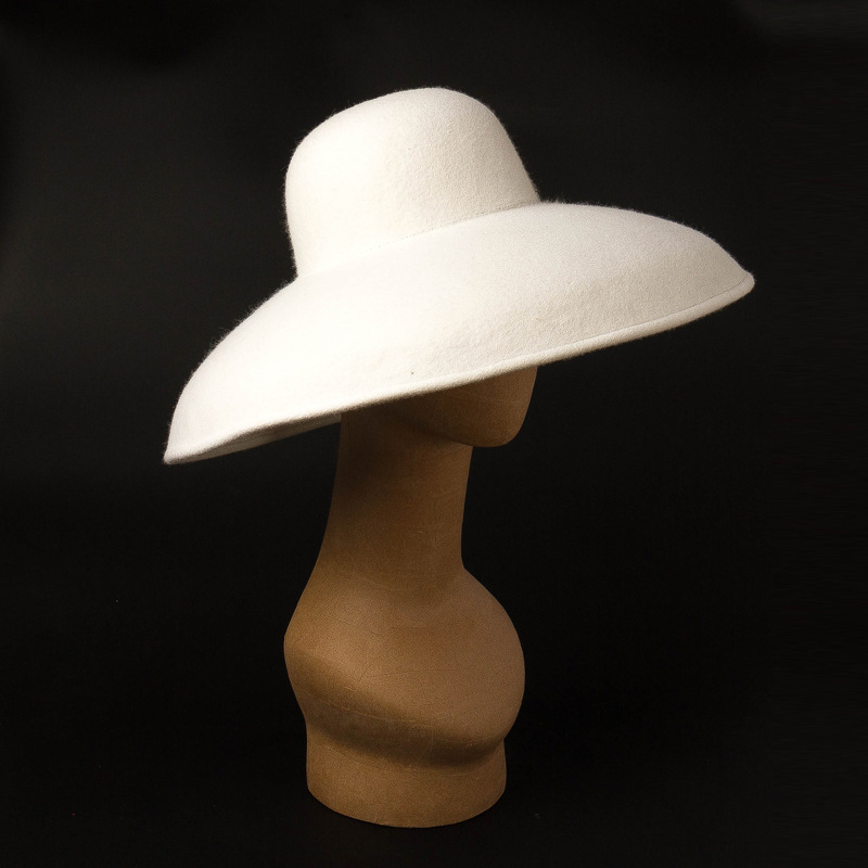 الكلاسيكية الكبيرة واسعة حافة  - مراجعة Fedora Hat Wool وسعره