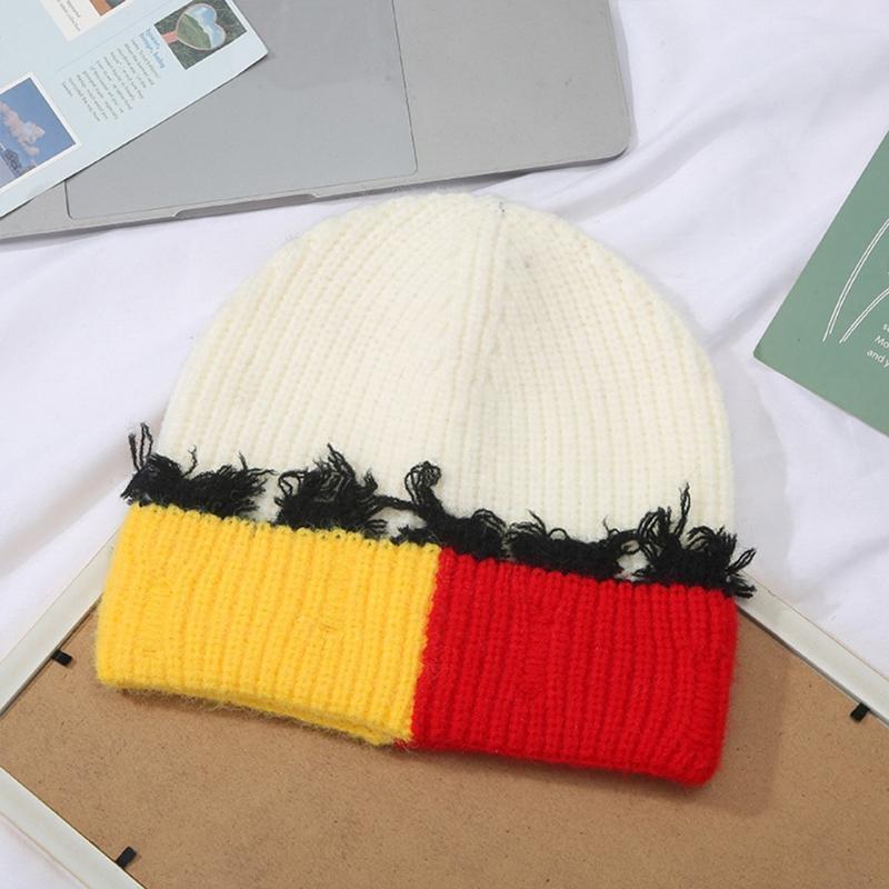 النسخة الكورية اللون مطابقة مت - مراجعة Beanie Cuffed Knit وسعره
