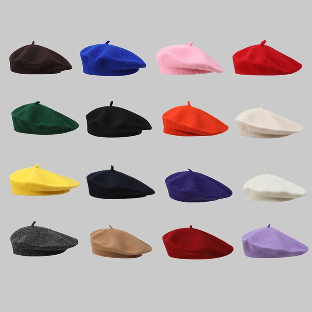 الخريف سيدة الشتاء الدافئة الص - مراجعة Beret French Wool وسعره