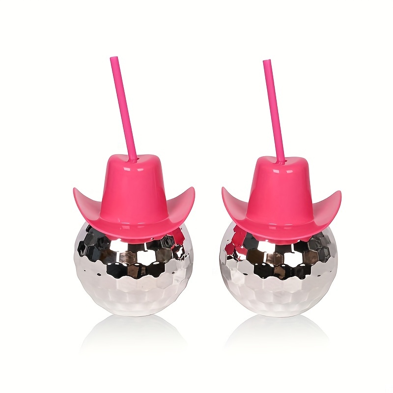 كوب ديسكو بول على شكل قبعة رعا - مراجعة Cowboy Hat Straw وسعره