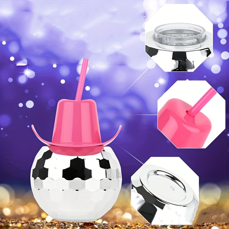كوب ديسكو بول على شكل قبعة رعا - مراجعة Cowboy Hat Straw وسعره