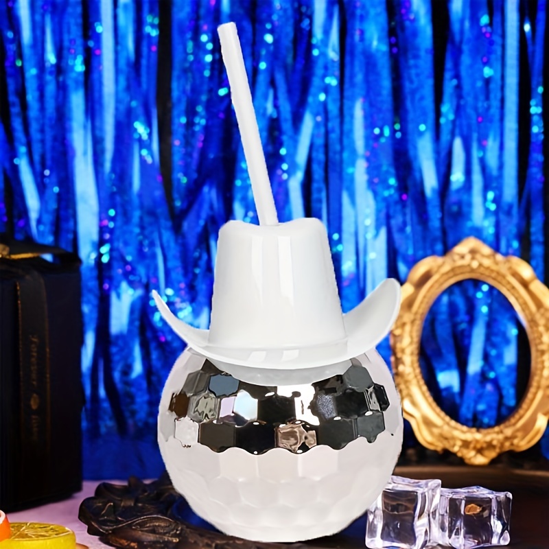 كوب ديسكو بول على شكل قبعة رعا - مراجعة Cowboy Hat Straw وسعره