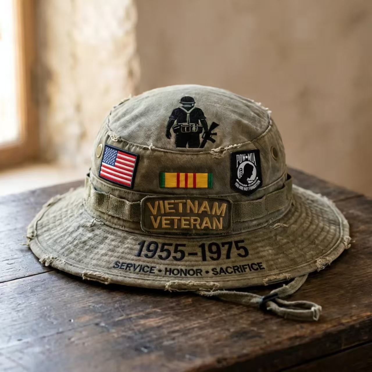 قبعة بوني تذكارية لجنود فيتنام - مراجعة Boonie Hat Tactical وسعره