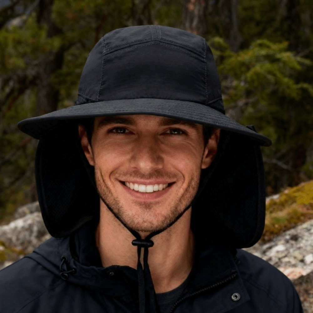 قبعة شمسية عصرية واسعة الحواف  - مراجعة Bucket Hat Cotton وسعره