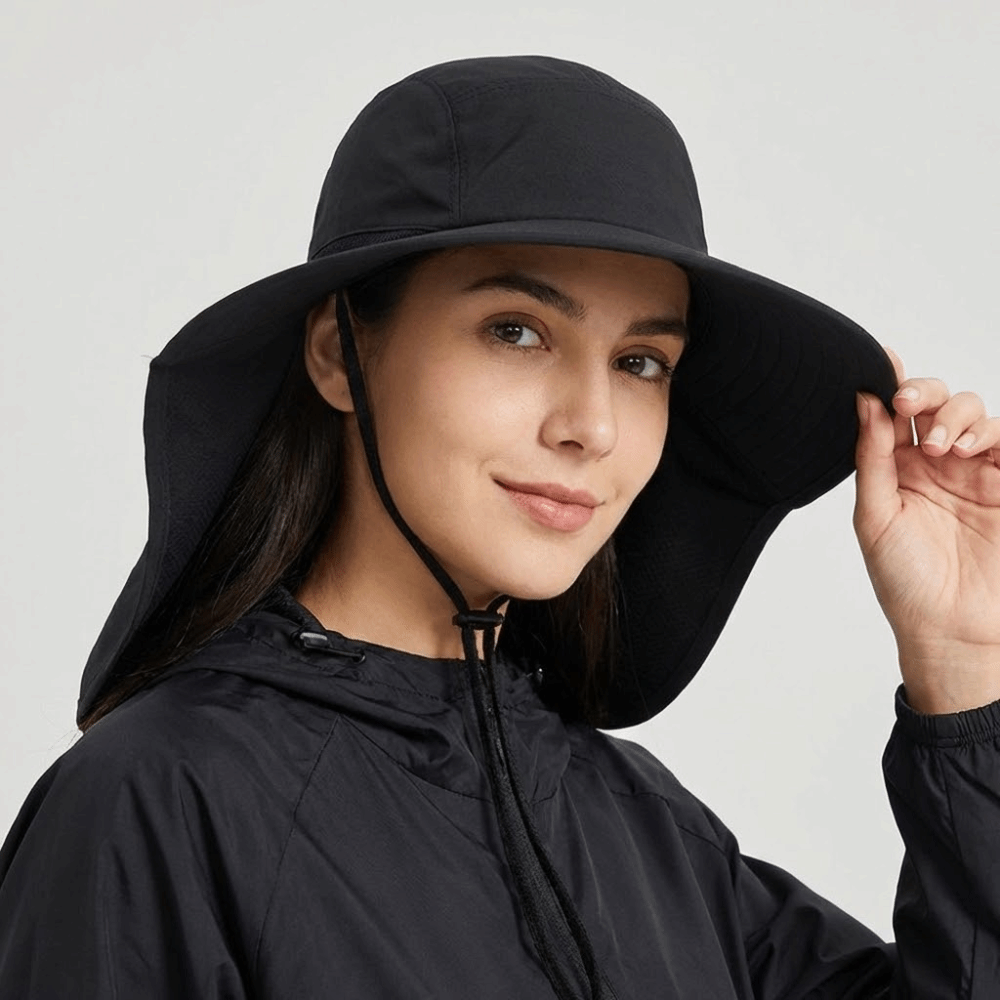 قبعة شمسية عصرية واسعة الحواف  - مراجعة Bucket Hat Cotton وسعره