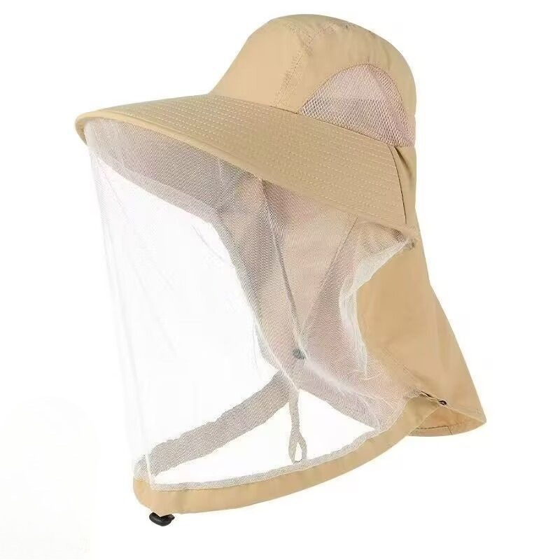 قبعة شمسية شبكية مع حزام للرقب - مراجعة Sun Hat Wide Brim وسعره