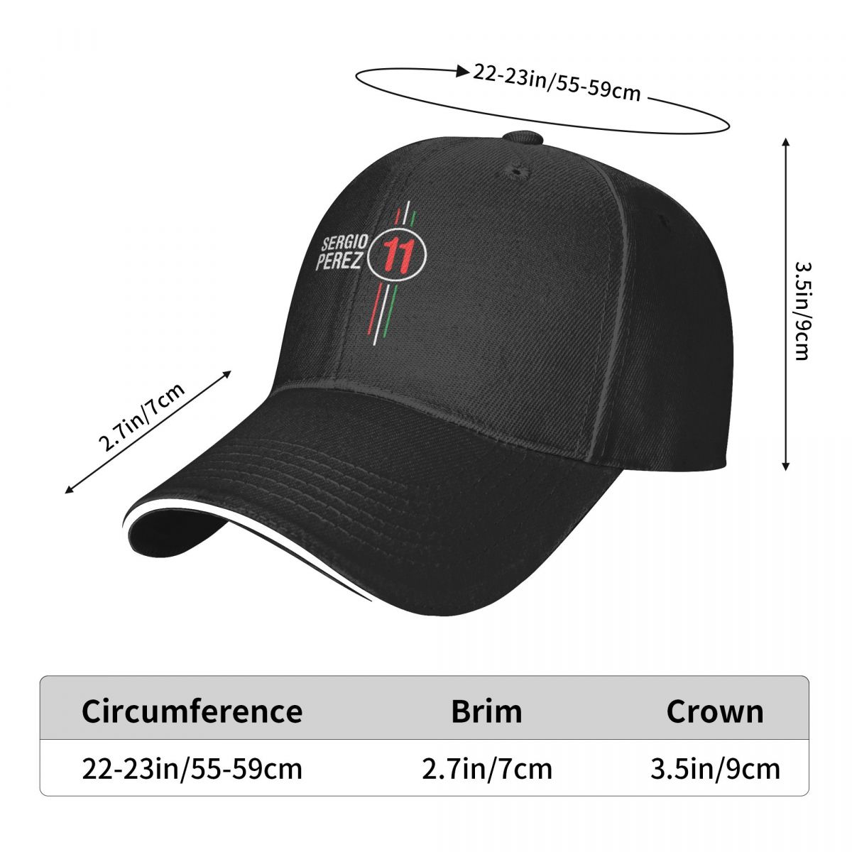 سيرجيو بيريز F1 سباق السيارات  - مراجعة Golf Cap Dad وسعره