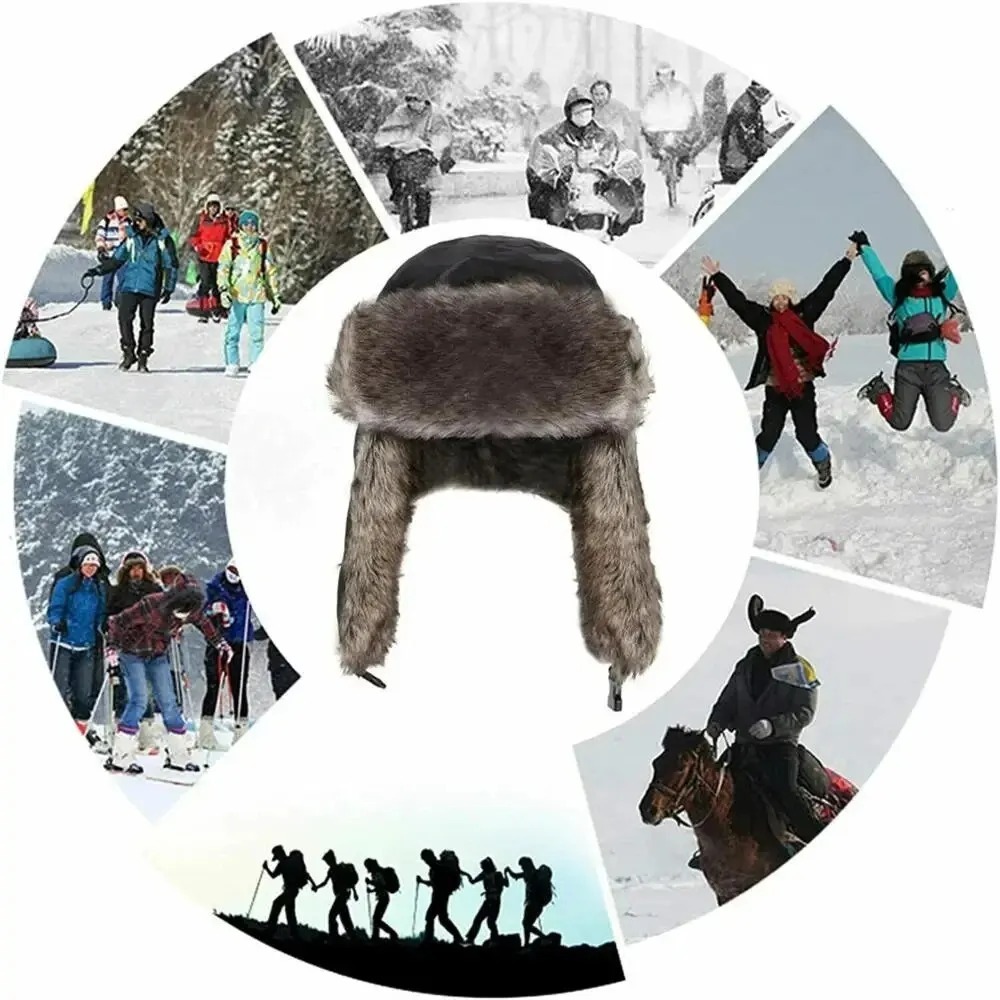 قبعة شتوية رجالية دافئة على ال - مراجعة Trapper Hat Ear Flap وسعره