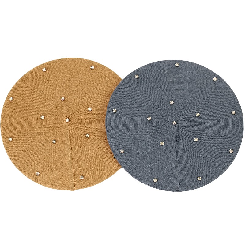 المرأة اللون الراين القبعات قب - مراجعة Beret French Wool وسعره