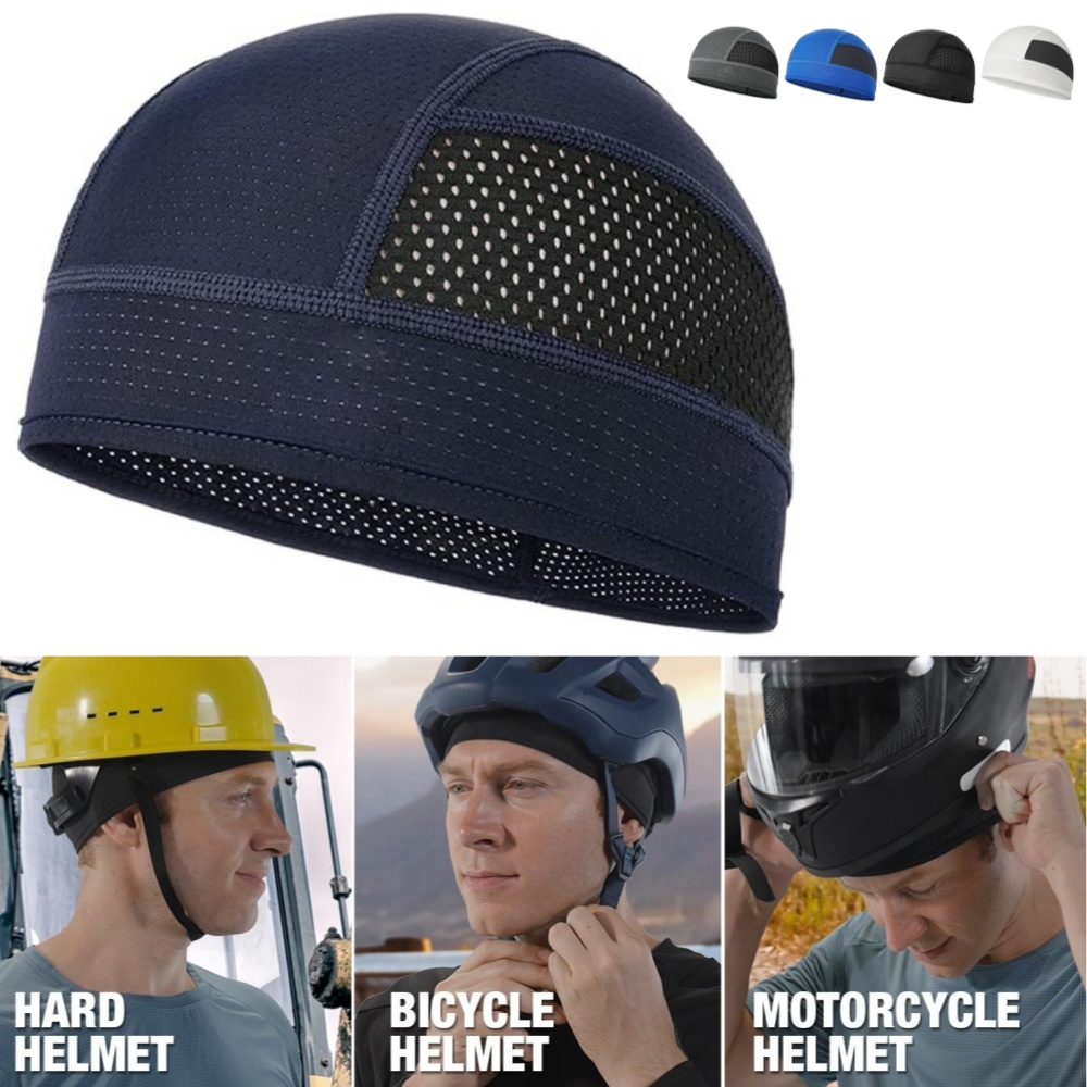 الصيف شبكة رقيقة فتحات قبعة قب - مراجعة Skull Cap Helmet Liner وسعره