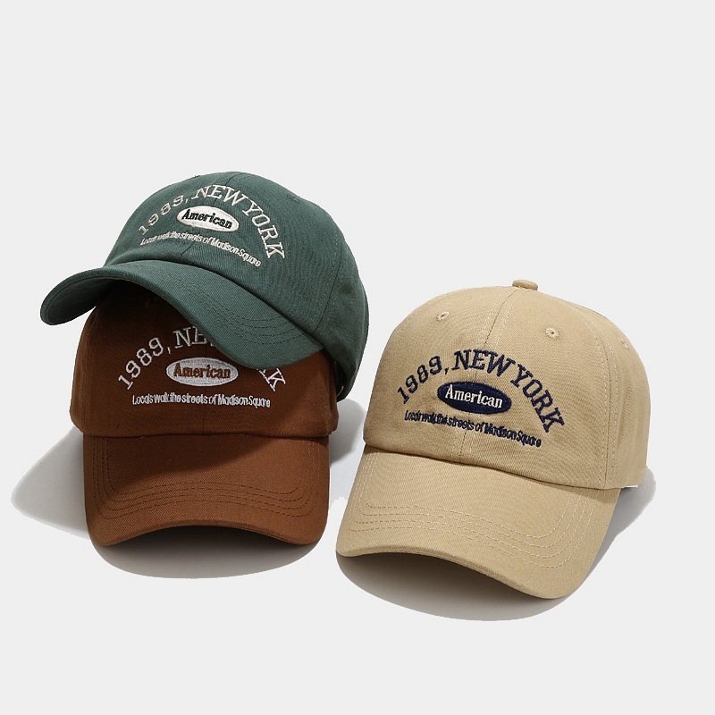 قبعة بيسبول مطرزة بتصميم نيويو - مراجعة Dad Hat Cotton وسعره