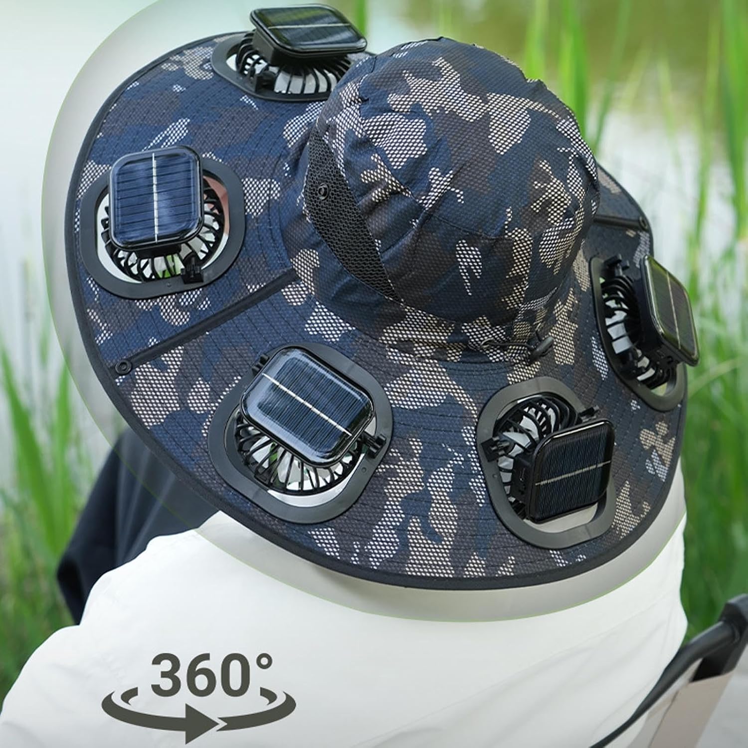 قبعة شمسية مزودة بـ 6 مراوح تع - مراجعة Visor Sun Hat وسعره
