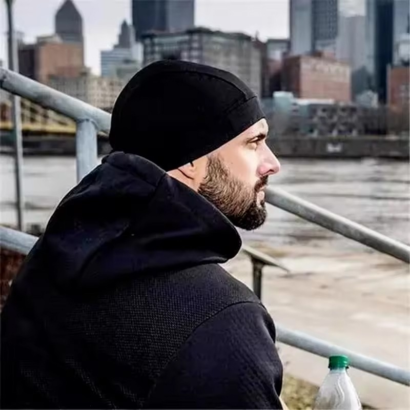خوذة قبعة تبريد داخلية فتل الع - مراجعة Skull Cap Helmet Liner وسعره