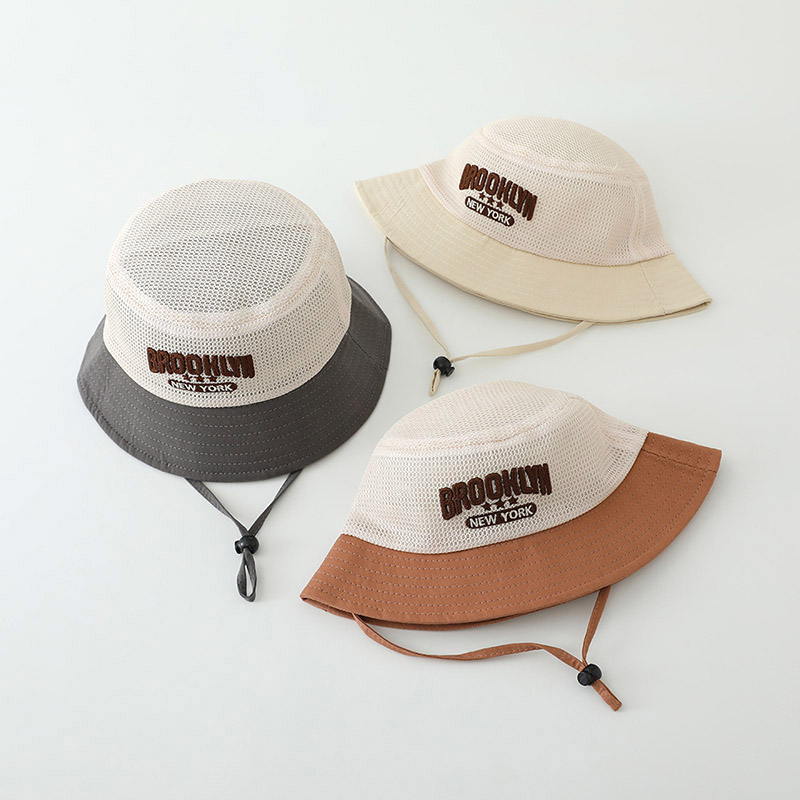 قبعة شمسية للأطفال مطرزة بالحر - مراجعة Bucket Hat Cotton وسعره