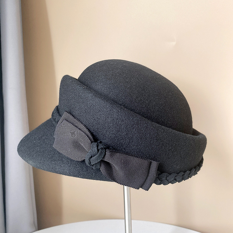فستان فرنسي قبعة الشتاء قبعة خ - مراجعة Beret French Wool وسعره