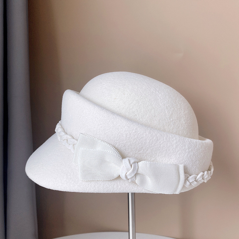 فستان فرنسي قبعة الشتاء قبعة خ - مراجعة Beret French Wool وسعره