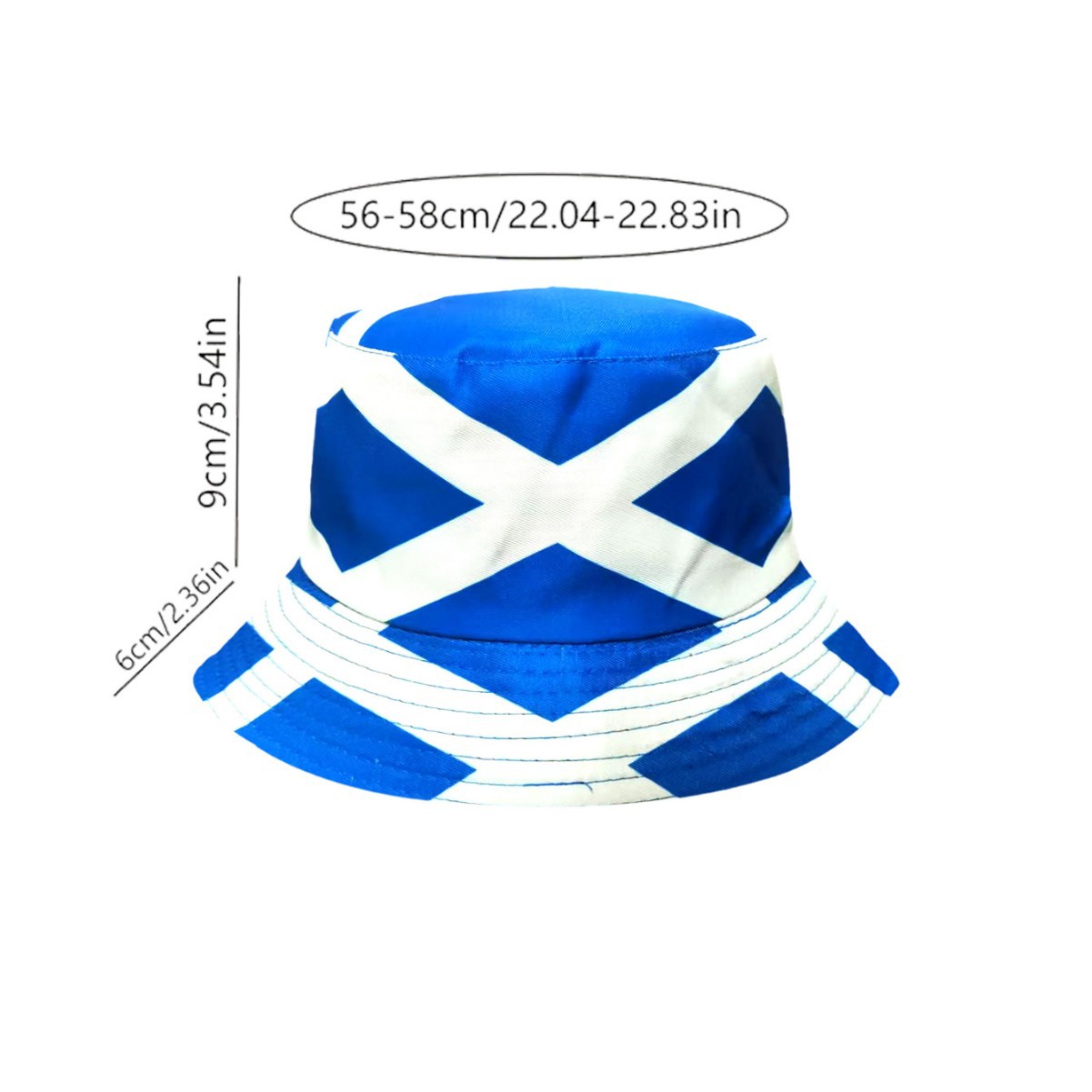 قبعة دلو بتصميم علم كأس كرة ال - مراجعة Bucket Hat Cotton وسعره
