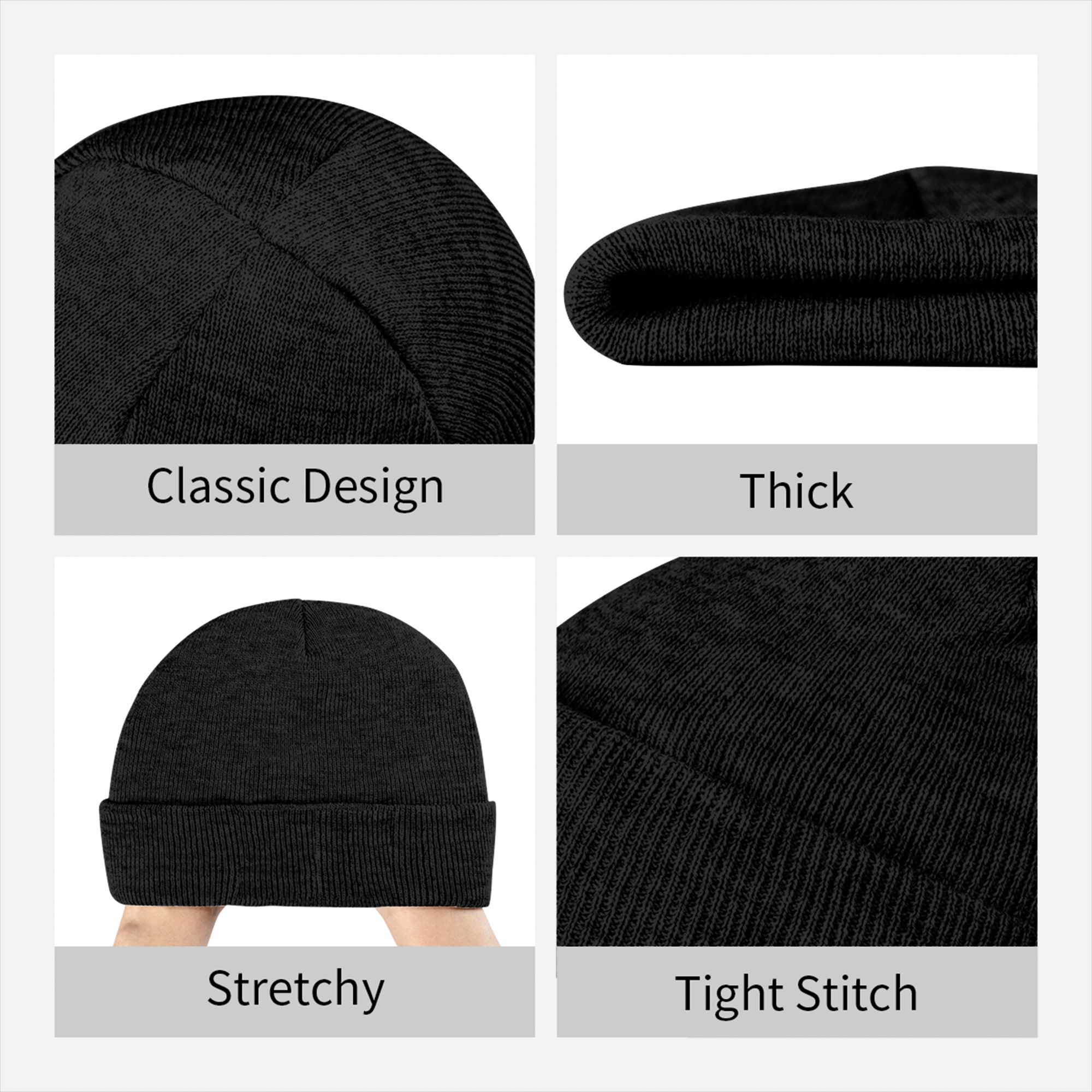 قبعة بياني محبوكة دافئة للرجال - مراجعة Beanie Cuffed Knit وسعره