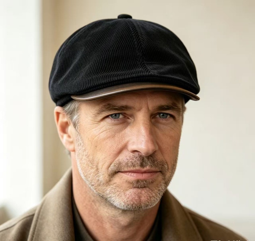 قبعة رجالية كلاسيكية من قماش ا - مراجعة Newsboy Cap Ivy وسعره