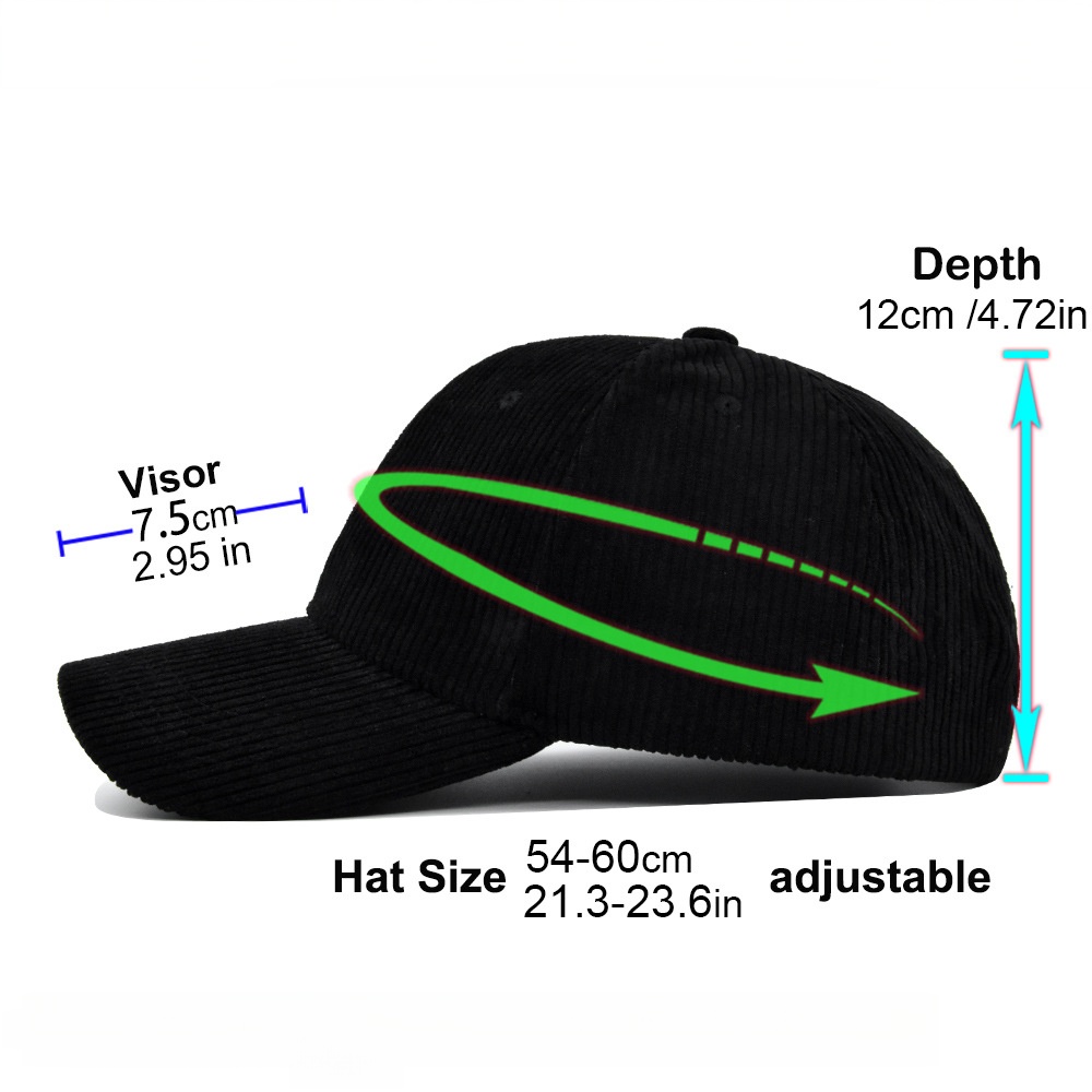 قبعة تروكر من قماش الكوردروي ل - مراجعة Corduroy Cap 5 Panel وسعره