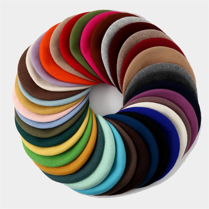 قبعة بيريه كبيرة الحجم للنساء، - مراجعة Beret French Wool وسعره