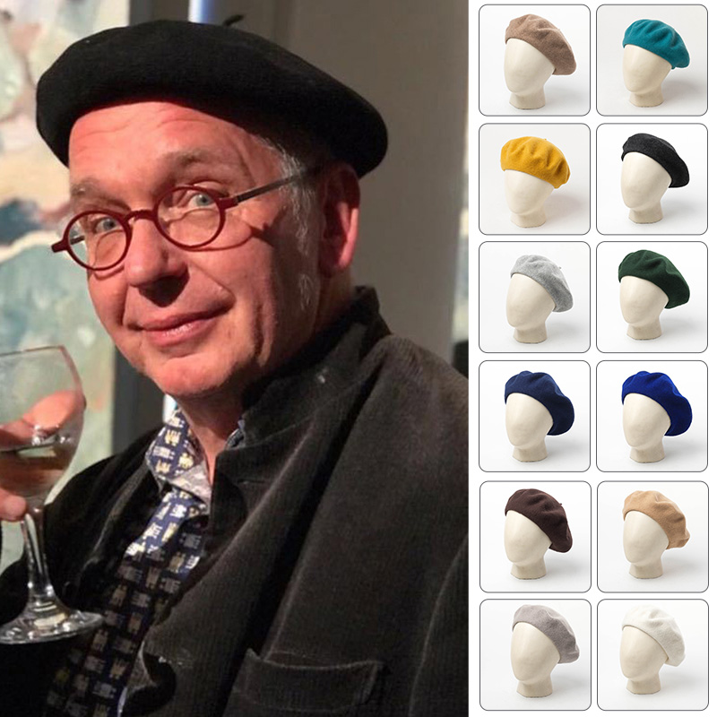 الرجال النساء الجيش العسكري ال - مراجعة Beret French Wool وسعره