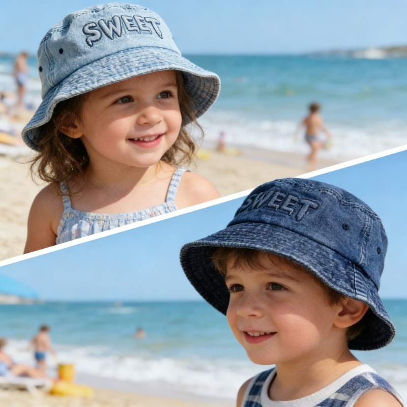 قبعة دلو يابانية ريترو للأطفال - مراجعة Bucket Hat Cotton وسعره