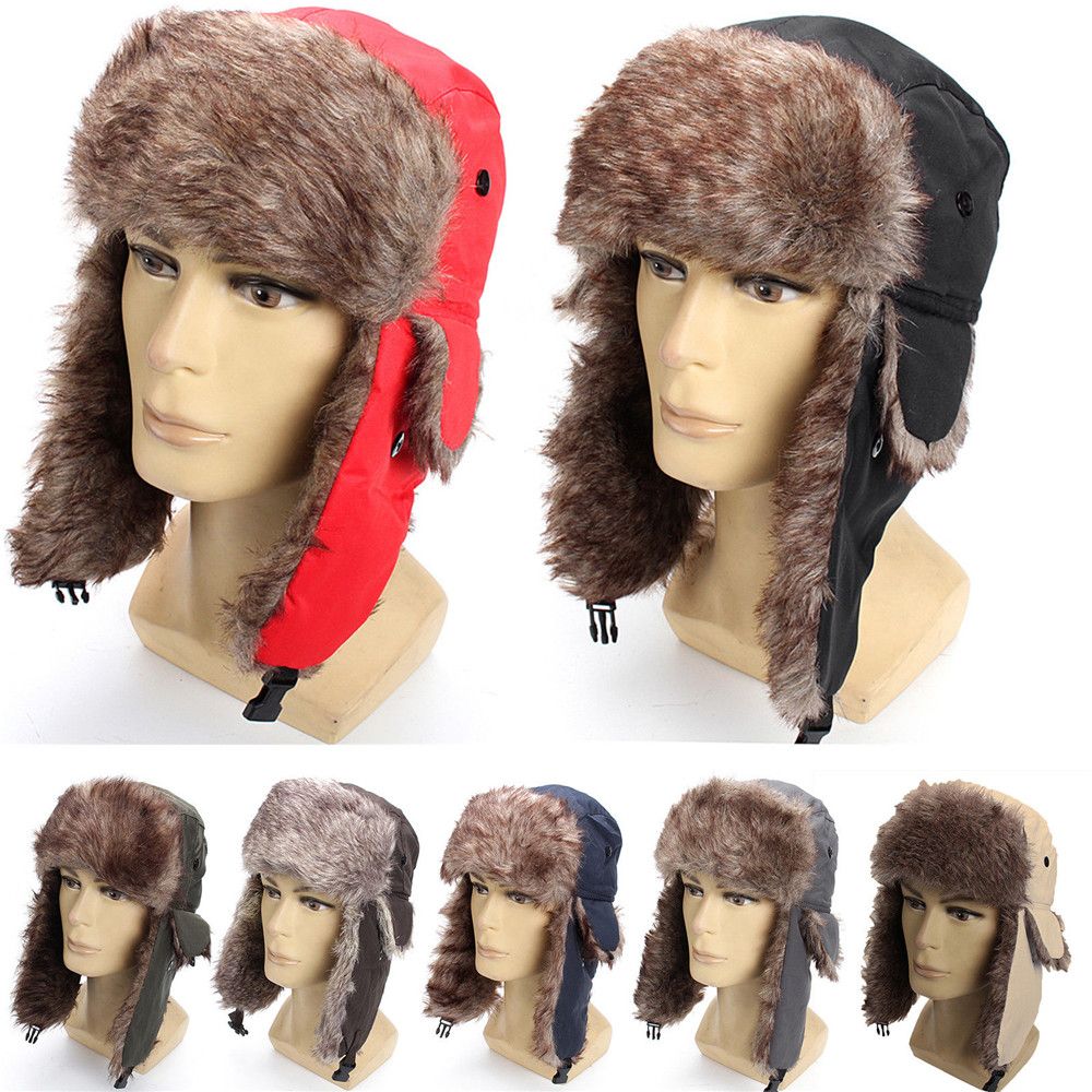 الشتاء الدافئ الفراء إيرفلاب ق - مراجعة Trapper Hat Ear Flap وسعره