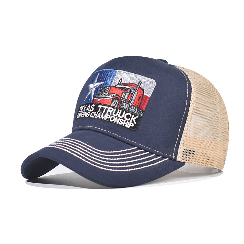 قبعة بيسبول للجنسين بتطريز تكس - مراجعة Trucker Cap Mesh وسعره